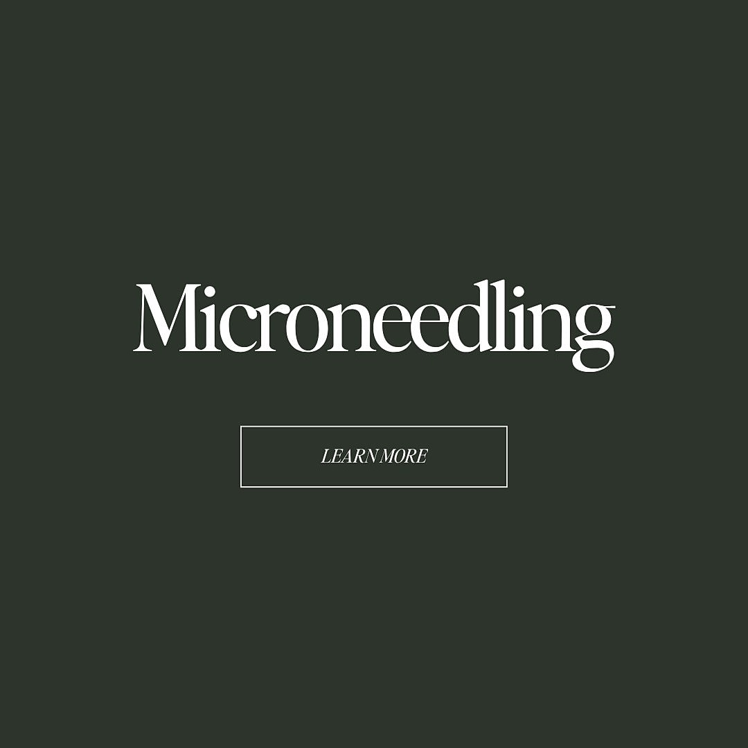 Microneedling information with learn more option.