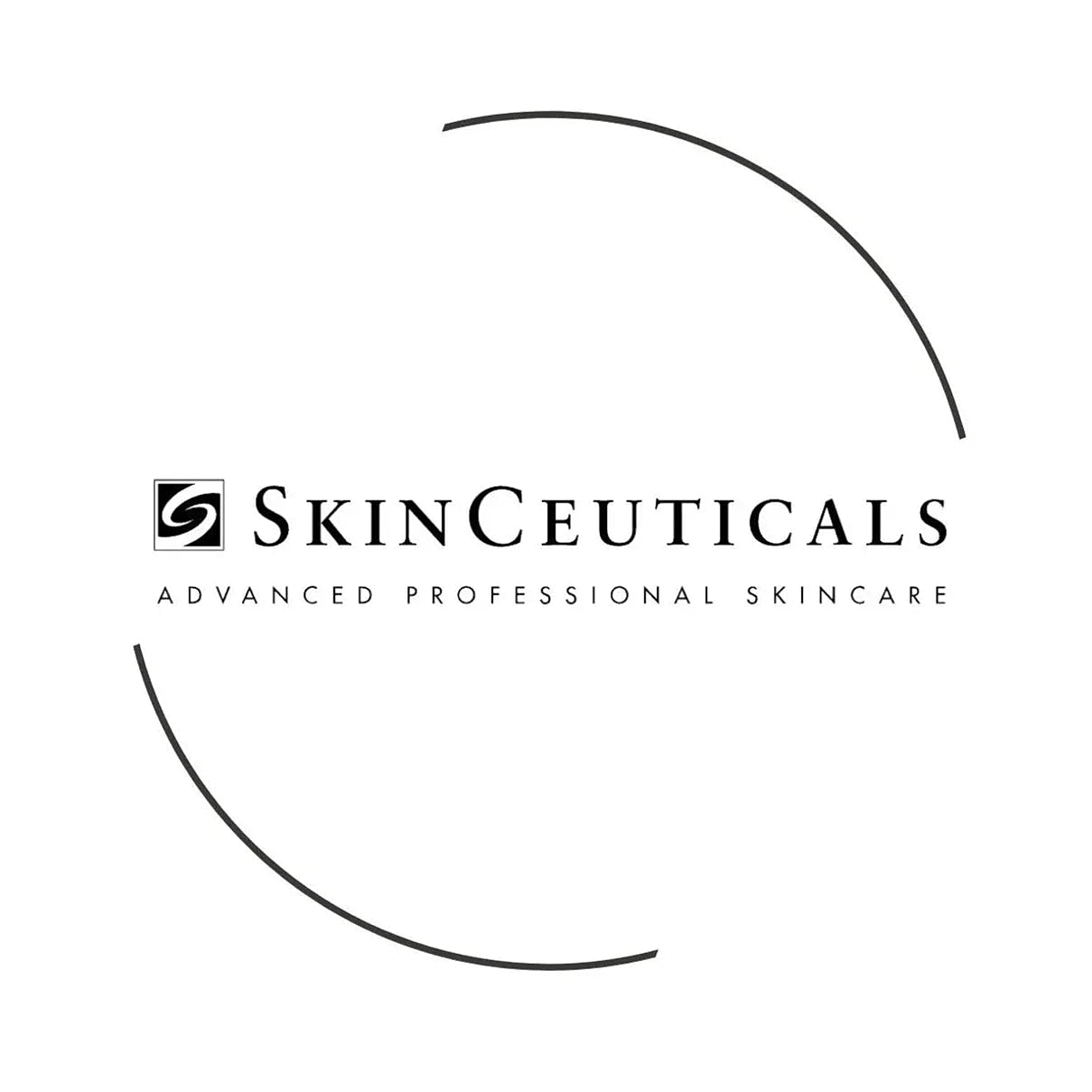 SkinCeuticals logo and tagline for skincare.