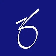 Stylized number 36 on blue background.